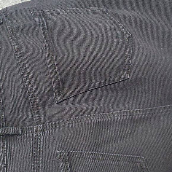 Kendall & Kylie Denim Lace-up Skirt 25 Black - Picture 4 of 4